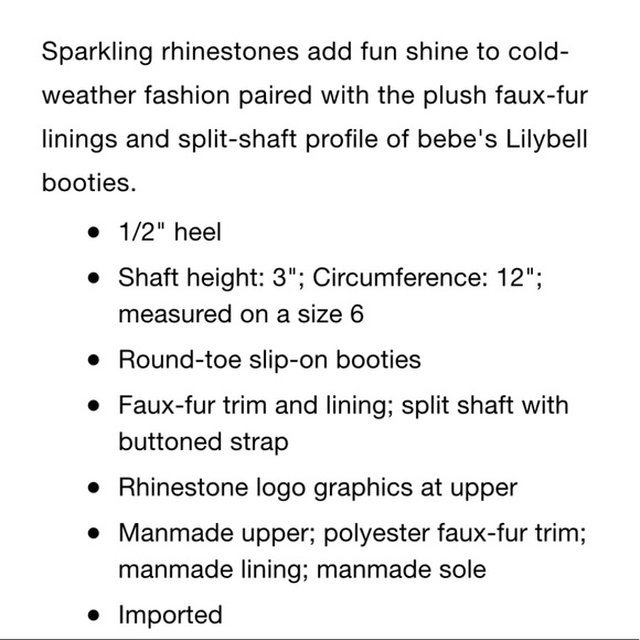 bebe Lilybell Cold Weather Boots - Picture 6 of 6